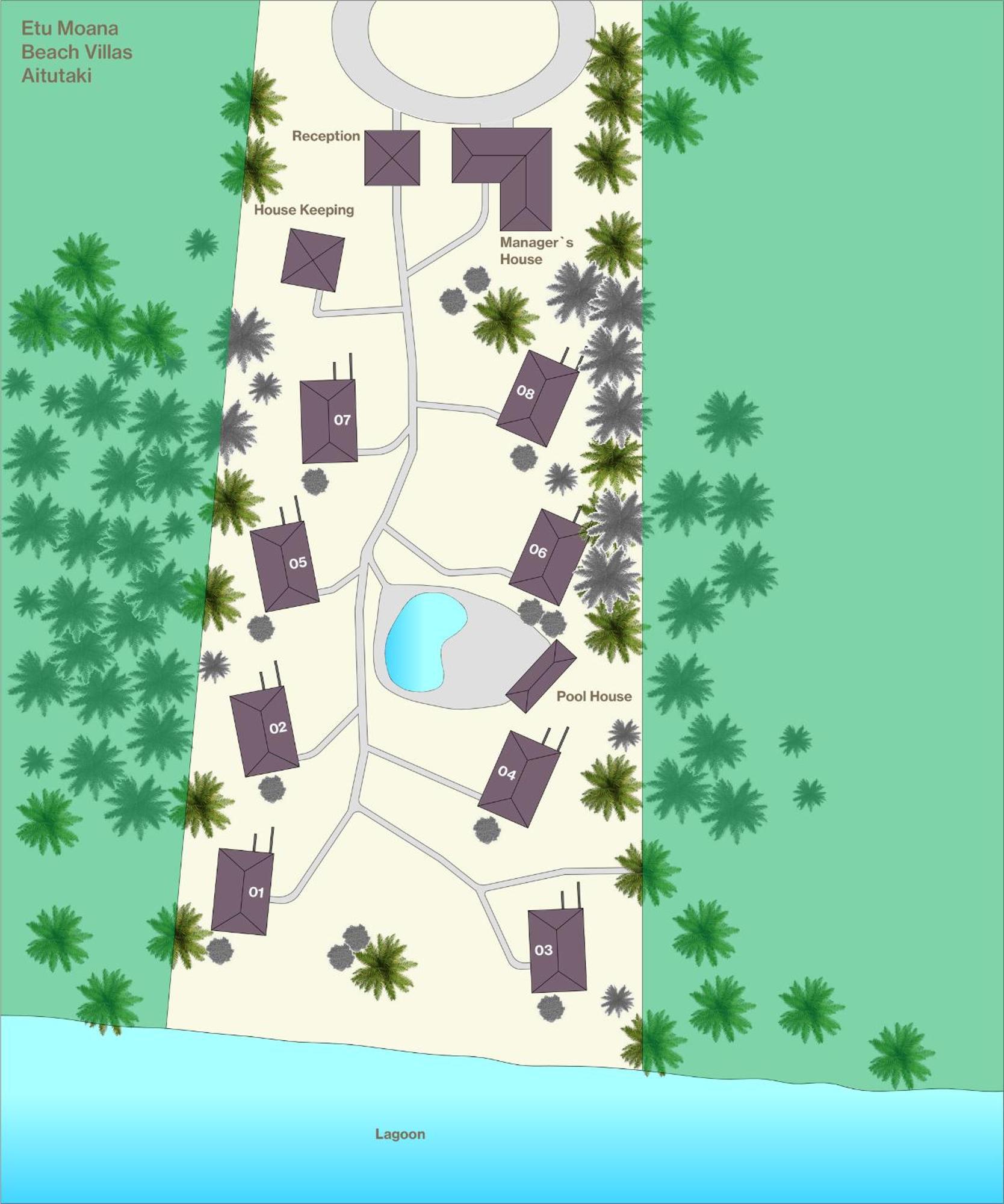 Etu Moana Boutique Beach Villas - Adults Only Arutanga Exterior photo